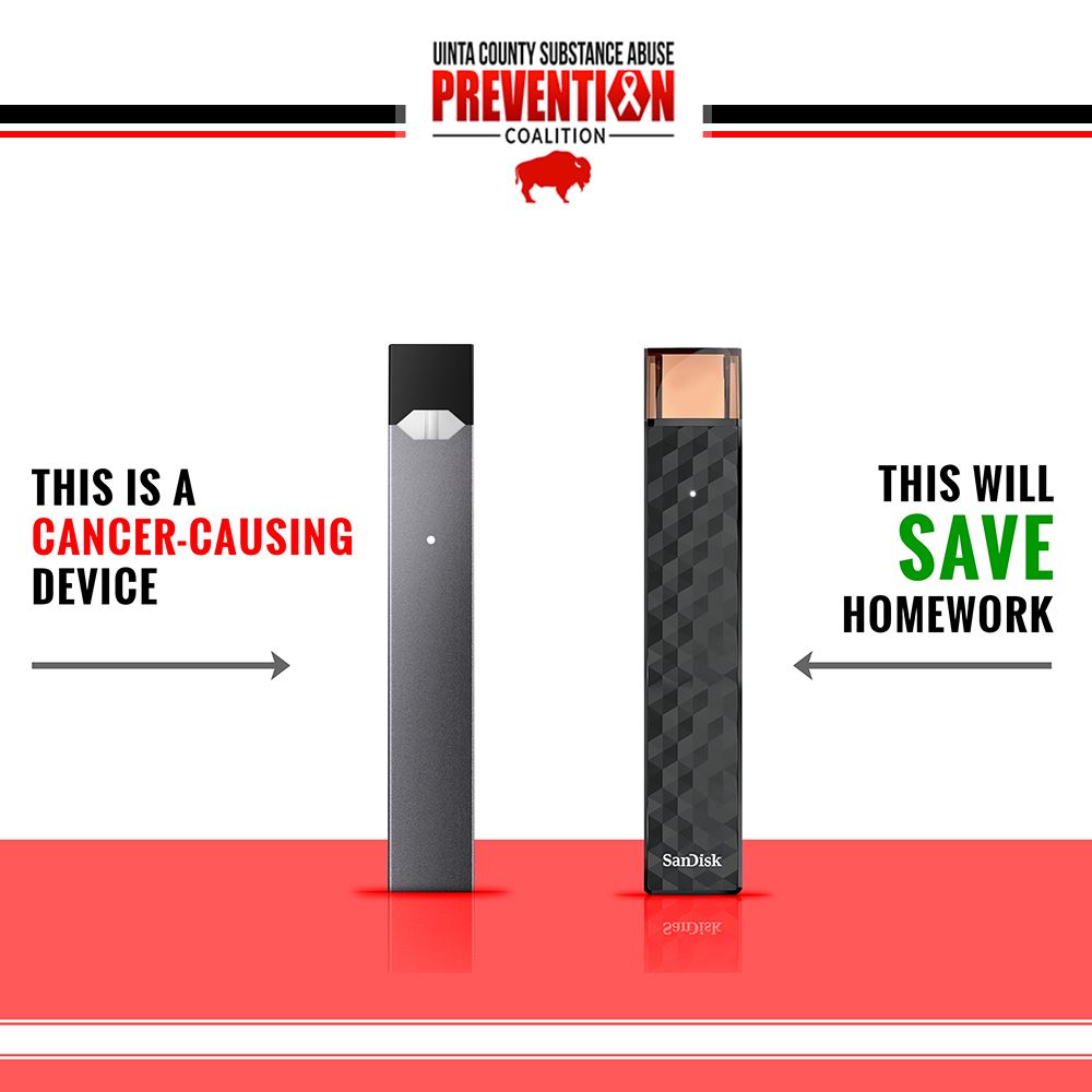 Picture of Juul POD that looks like a USB stick for a computer